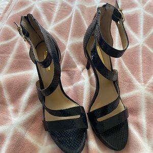 Bcb generation Black patent snake skin size 9 heels